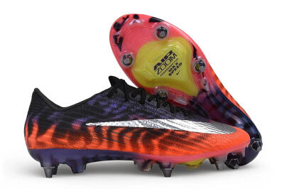 Men's Nike Air Zoom Mercurial Superfly 11 Elite SG Soft Ground Low-Tops Football Boots - Black/Sunset Glow/Midnight Purple