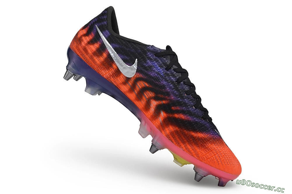 Men's Nike Air Zoom Mercurial Superfly 11 Elite SG Soft Ground Low-Tops Football Boots - Black/Sunset Glow/Midnight Purple 4