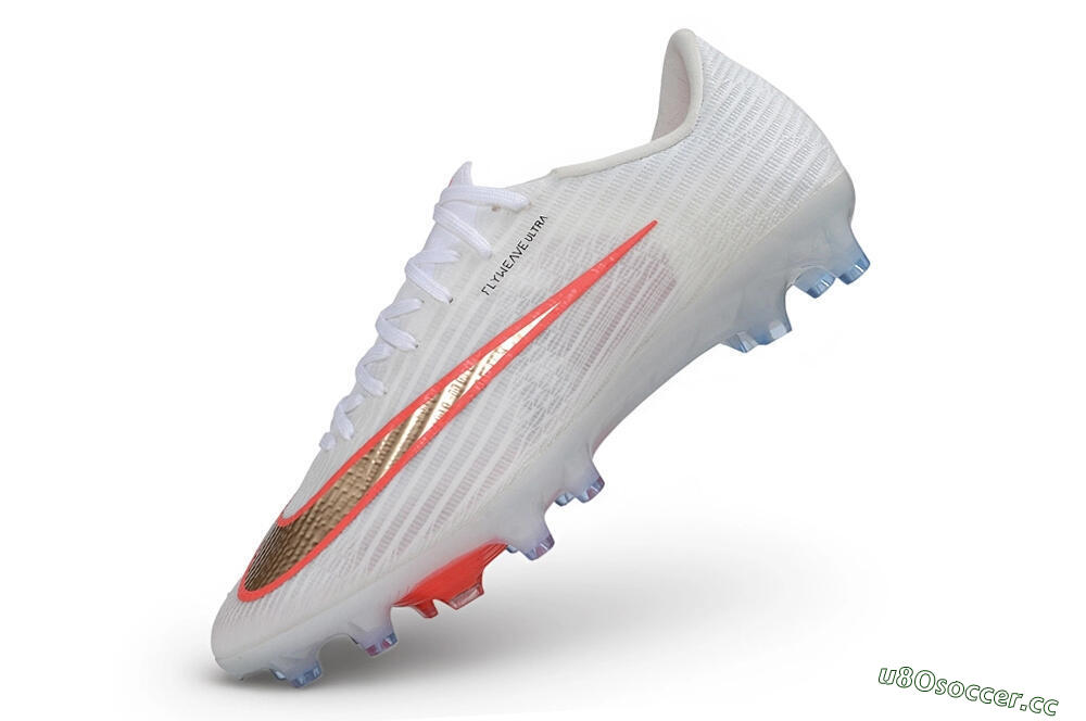 Men's Nike Air Zoom Mercurial Superfly 11 Elite AG Artificial Grass Low-Tops Football Boots - White/Metallic Gold/Bright Crimson 5