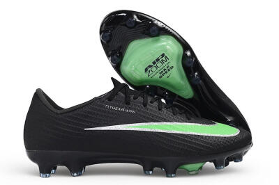Men's Nike Air Zoom Mercurial Superfly 11 Elite FG Firm Ground Low-Tops Football Boots - Black/Black/Electric Green