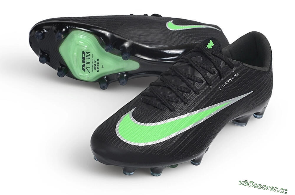 Men's Nike Air Zoom Mercurial Superfly 11 Elite FG Firm Ground Low-Tops Football Boots - Black/Black/Electric Green 3