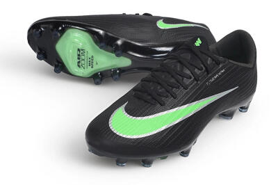 Men's Nike Air Zoom Mercurial Superfly 11 Elite FG Firm Ground Low-Tops Football Boots - Black/Black/Electric Green