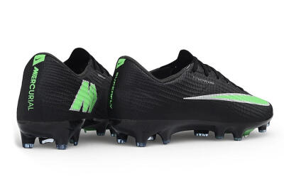 Men's Nike Air Zoom Mercurial Superfly 11 Elite FG Firm Ground Low-Tops Football Boots - Black/Black/Electric Green