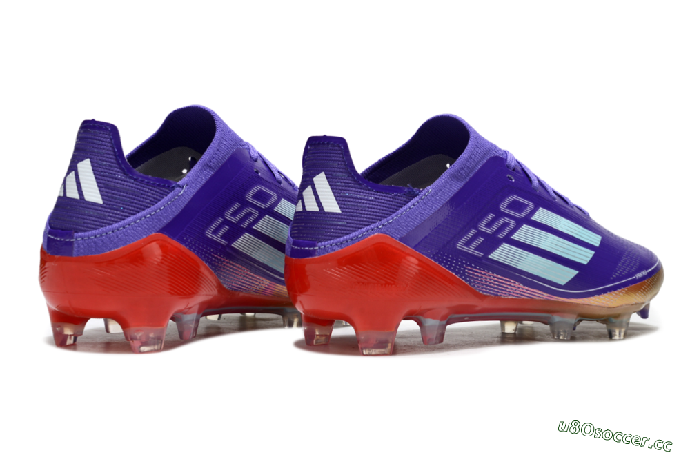 Men's Adidas F50 Elite FG Firm Ground Low-Tops Football Boots - Purple/Lucid Fuchsia/Metallic Gold 6