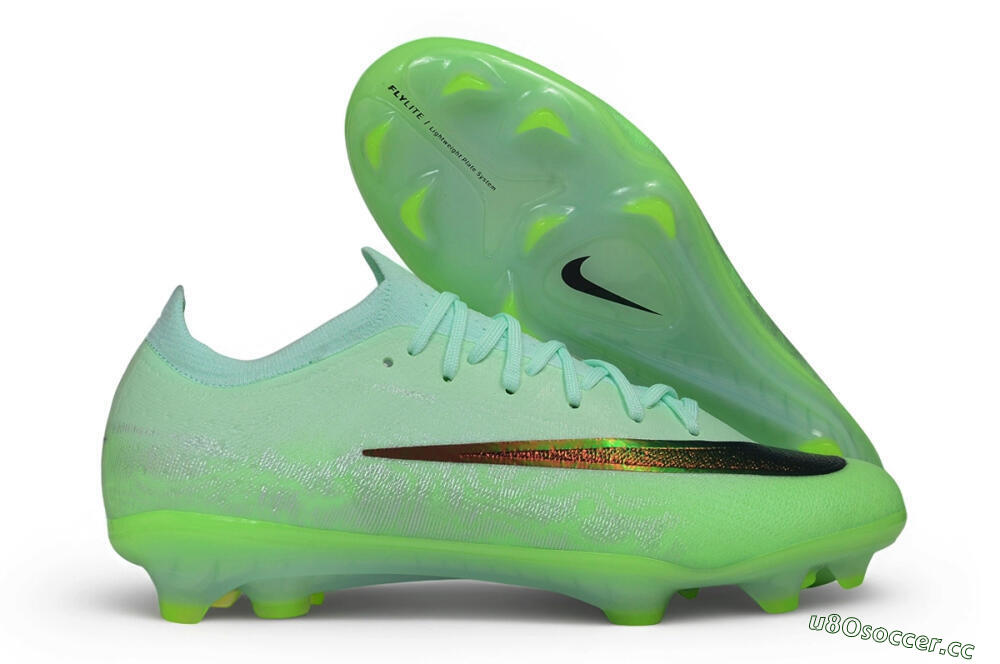 Unisex Nike Air Zoom Mercurial Vapor 17 Elite FG Firm Ground Low-Tops Football Boots - Green/Mint Green/Electric Lime 2