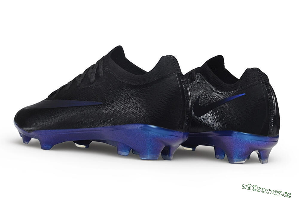 Unisex Nike Air Zoom Mercurial Vapor 17 Elite FG Firm Ground Low-Tops Football Boots - Black/Black/Deep Royal Blue 4