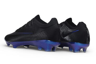 Unisex Nike Air Zoom Mercurial Vapor 17 Elite FG Firm Ground Low-Tops Football Boots - Black/Black/Deep Royal Blue