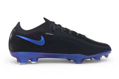 Unisex Nike Air Zoom Mercurial Vapor 17 Elite FG Firm Ground Low-Tops Football Boots - Black/Black/Deep Royal Blue