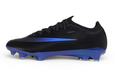 Unisex Nike Air Zoom Mercurial Vapor 17 Elite FG Firm Ground Low-Tops Football Boots - Black/Black/Deep Royal Blue