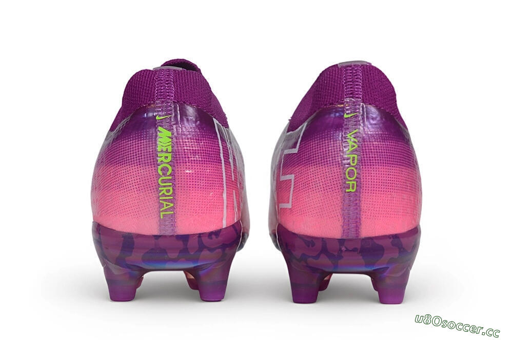 Unisex Nike Air Zoom Mercurial Vapor 17 Elite FG Firm Ground Low-Tops Football Boots - Purple/Berry/Volt 5