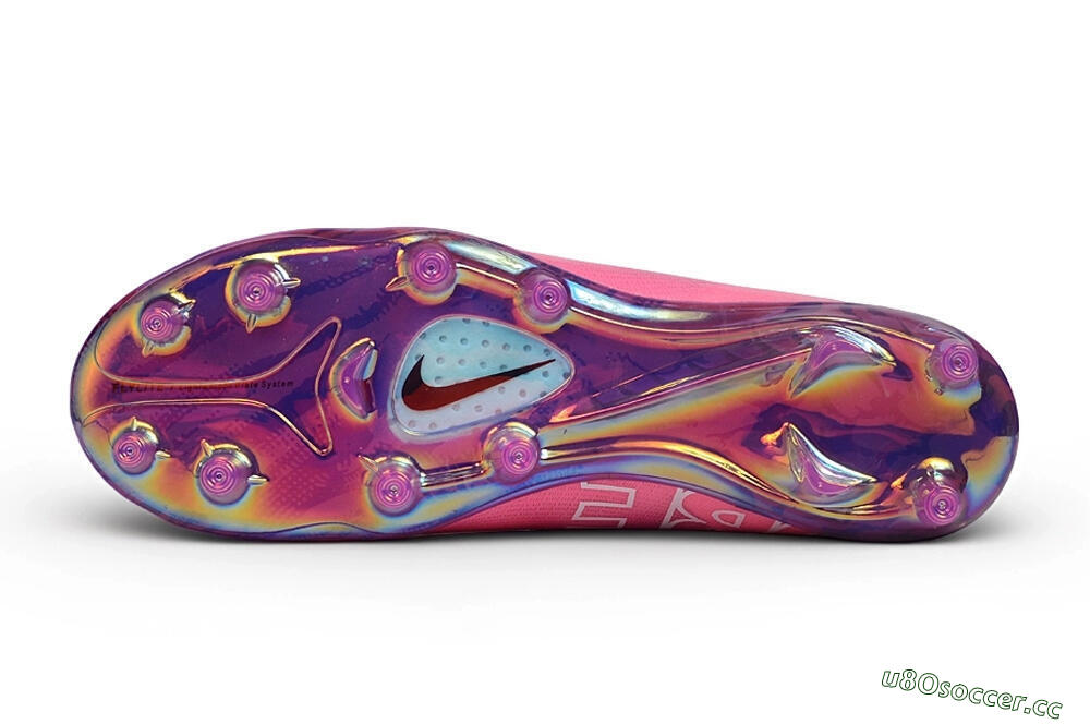 Unisex Nike Air Zoom Mercurial Vapor 17 Elite FG Firm Ground Low-Tops Football Boots - Purple/Berry/Volt 6