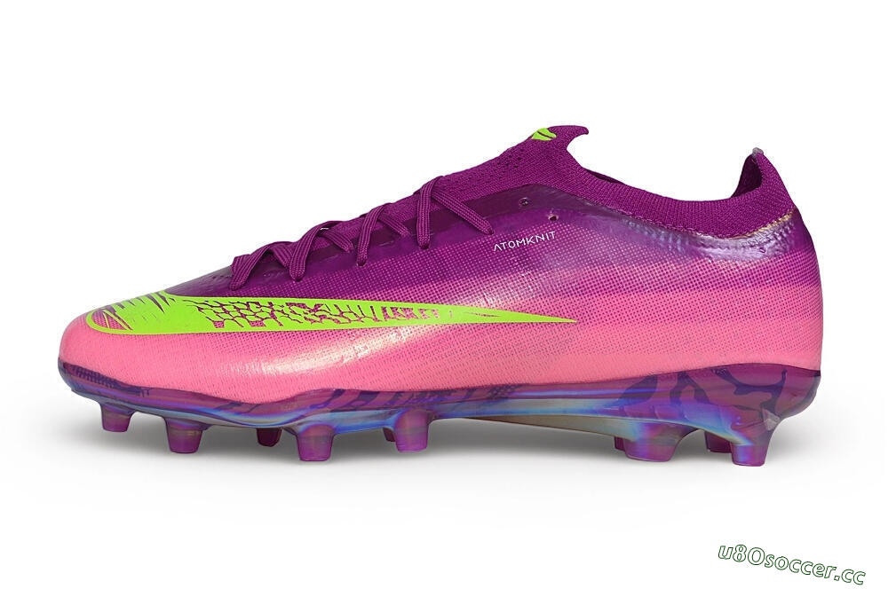 Unisex Nike Air Zoom Mercurial Vapor 17 Elite FG Firm Ground Low-Tops Football Boots - Purple/Berry/Volt 0