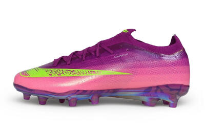 Unisex Nike Air Zoom Mercurial Vapor 17 Elite FG Firm Ground Low-Tops Football Boots - Purple/Berry/Volt