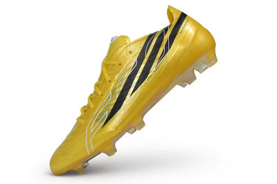 Unisex Adidas F50 Hyperfast Evo FG Firm Ground Low-Tops Football Boots - Yellow/Solar Gold/Core Black