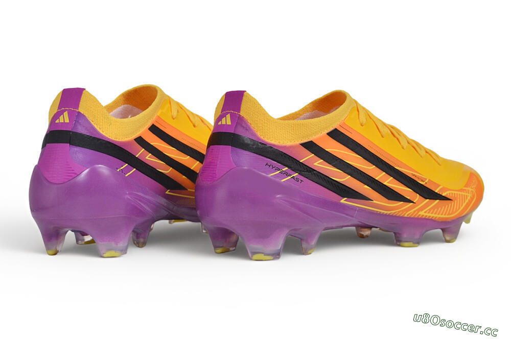 Unisex Adidas F50 Elite FG Firm Ground Low-Tops Football Boots - Yellow/Solar Gold/Team Purple 6