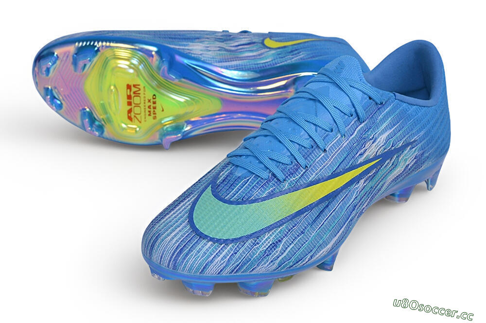 Unisex Nike Air Zoom Mercurial Superfly 11 Elite FG Firm Ground Low-Tops Football Boots - Blue/Baltic Blue/Lemonade 3