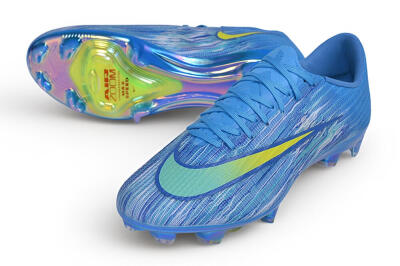 Unisex Nike Air Zoom Mercurial Superfly 11 Elite FG Firm Ground Low-Tops Football Boots - Blue/Baltic Blue/Lemonade
