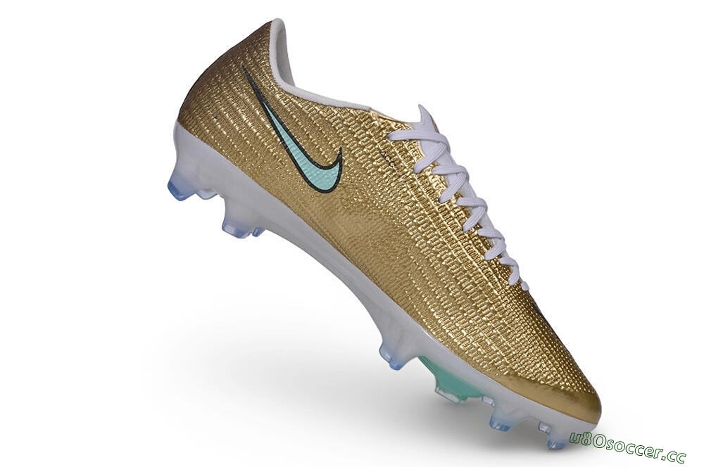 Unisex Nike Air Zoom Mercurial Superfly 11 Elite FG Firm Ground Low-Tops Football Boots - Gold/Metallic Gold/Mint Green 4