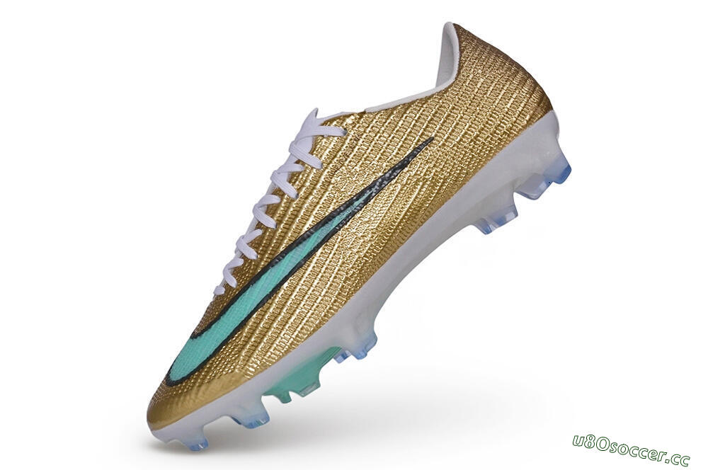 Unisex Nike Air Zoom Mercurial Superfly 11 Elite FG Firm Ground Low-Tops Football Boots - Gold/Metallic Gold/Mint Green 5