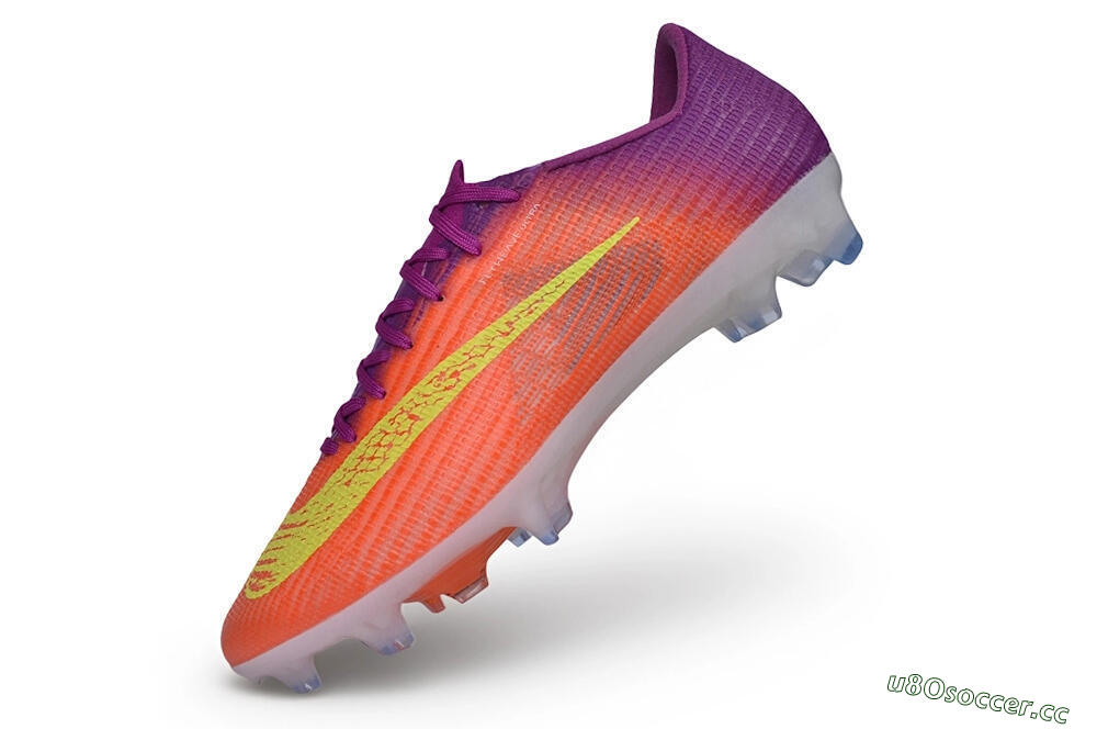Unisex Nike Air Zoom Mercurial Superfly 11 Elite FG Firm Ground Low-Tops Football Boots - Orange/Sunset Orange/Electric Purple 5