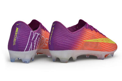 Unisex Nike Air Zoom Mercurial Superfly 11 Elite FG Firm Ground Low-Tops Football Boots - Orange/Sunset Orange/Electric Purple