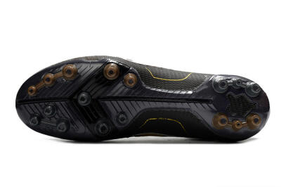Men's Nike Mercurial Superfly 8 Elite AG Artificial Grass High-Tops Football Boots - Black/Gold/White