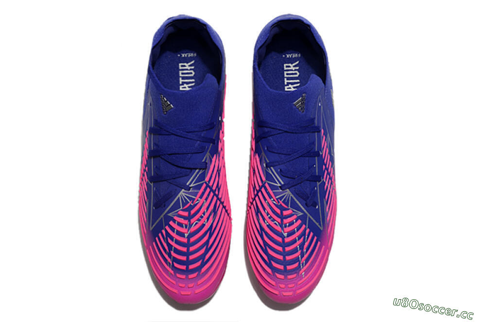 Men's Adidas Predator Edge.1 Low FG Firm Ground Low-Tops Football Boots - Purple/Pink 4