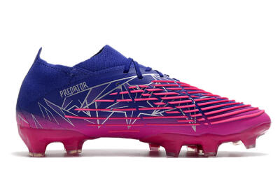 Men's Adidas Predator Edge.1 Low FG Firm Ground Low-Tops Football Boots - Purple/Pink