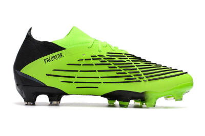 Men's Adidas Predator Edge.1 Low FG Firm Ground High-Tops Football Boots - Green/Black