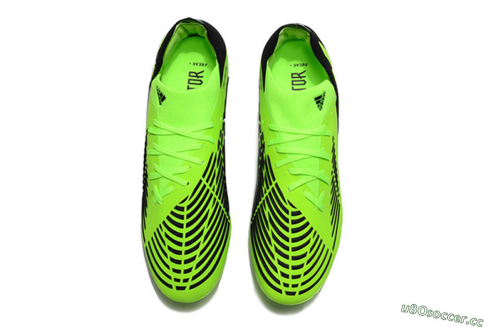 Men's Adidas Predator Edge.1 Low FG Firm Ground High-Tops Football Boots - Green/Black 5
