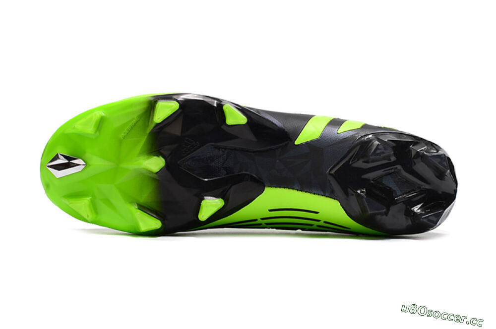 Men's Adidas Predator Edge.1 Low FG Firm Ground High-Tops Football Boots - Green/Black 7