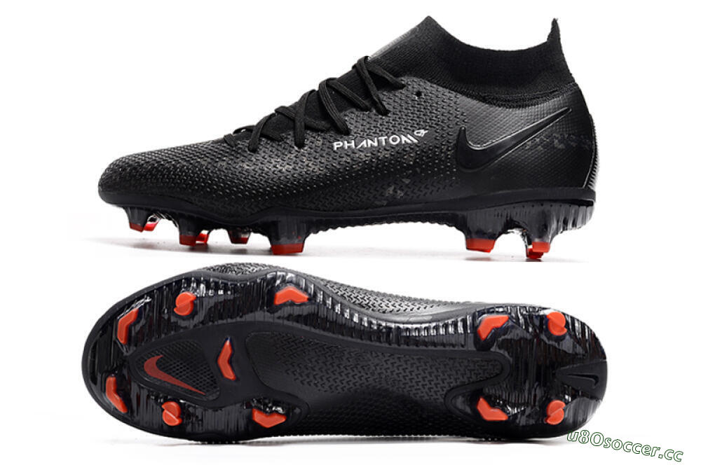 Men's Nike Phantom GT 2 DF Elite FG Firm Ground High-Tops Football Boots - Black 1