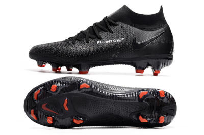 Men's Nike Phantom GT 2 DF Elite FG Firm Ground High-Tops Football Boots - Black