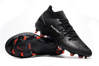 Men's Nike Phantom GT 2 DF Elite FG Firm Ground High-Tops Football Boots - Black