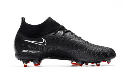 Men's Nike Phantom GT 2 DF Elite FG Firm Ground High-Tops Football Boots - Black