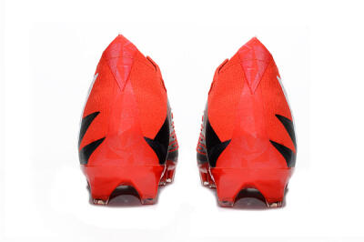 Men's Adidas Predator Edge Geometric+ FG Firm Ground High-Tops Football Boots - Red/Black/White
