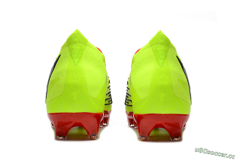Men's Adidas Predator Edge Geometric.1 FG Firm Ground High-Tops Football Boots - Green/Red 6