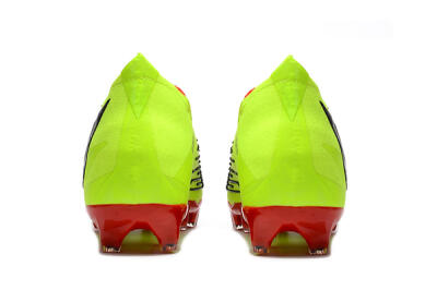 Men's Adidas Predator Edge Geometric.1 FG Firm Ground High-Tops Football Boots - Green/Red