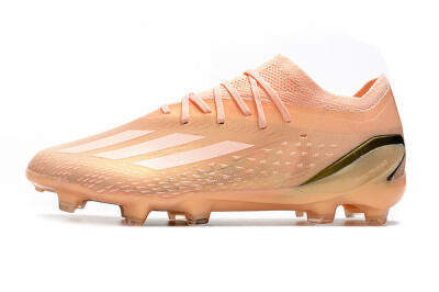 Men's Adidas X Speedportal.1 FG Firm Ground Low-Tops Football Boots - Beige/Black