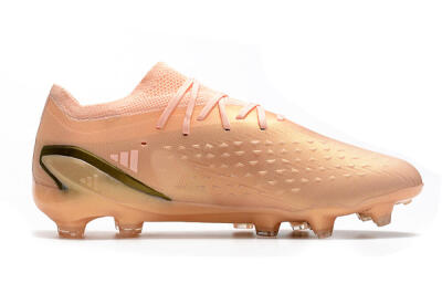 Men's Adidas X Speedportal.1 FG Firm Ground Low-Tops Football Boots - Beige/Black