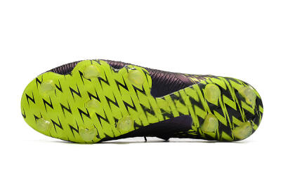 Men's Puma Future Z 1.3 Instinct FG Firm Ground Low-Tops Football Boots - Black/Green
