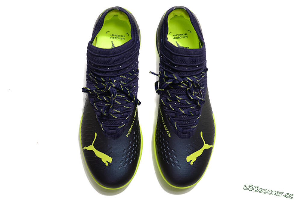 Men's Puma Future Z 1.3 Instinct MG Multi Ground Low-Tops Football Boots - Black/Green 7