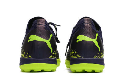 Men's Puma Future Z 1.3 Instinct TF Artificial Turf Low-Tops Football Shoes - Black/Green