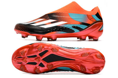 Men's Adidas X Speedportal+ FG Firm Ground Low-Tops Football Boots - Orange/Black