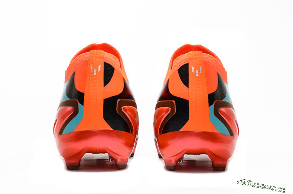 Men's Adidas X Speedportal+ FG Firm Ground Low-Tops Football Boots - Orange/Black 5