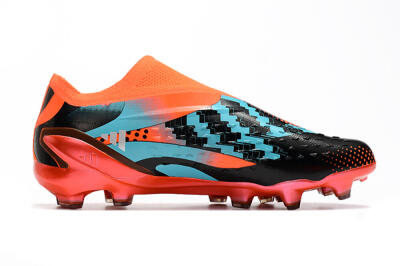Men's Adidas X Speedportal+ FG Firm Ground Low-Tops Football Boots - Orange/Black