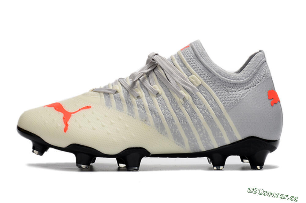Men's Puma Future Z 1.3 Instinct FG Firm Ground Low-Tops Football Boots - Grey/White 0