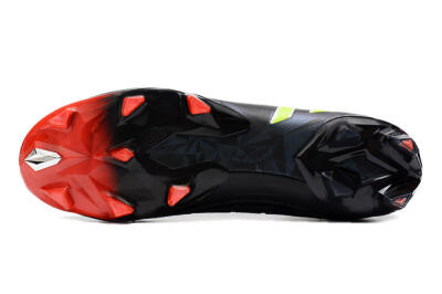 Men's Adidas Predator Edge Geometric.1 Low FG Firm Ground Low-Tops Football Boots - Black/Yellow/Red