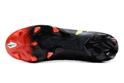 Men's Adidas Predator Edge Geometric.1 FG Firm Ground Low-Tops Football Boots - Black/Yellow/Red