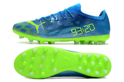 Men's Puma Ultra 1.4 MG Multi Ground Low-Tops Football Boots - Blue/Yellow